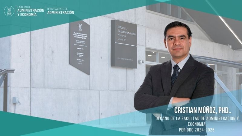 Dr. Cristián Muñoz Canales es reelecto como decano de la FAE USACH