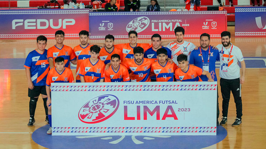 Destacada participación: Estudiantes de Ingeniería Comercial de la USACH alcanzan el segundo lugar en el FISU América Futsal en Lima