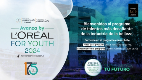 PROGRAMA AVANZA BY L'ORÉAL FOR YOUTH 2024